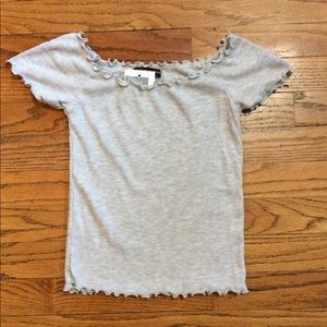 Brandy Melville Off The Shoulder Crop